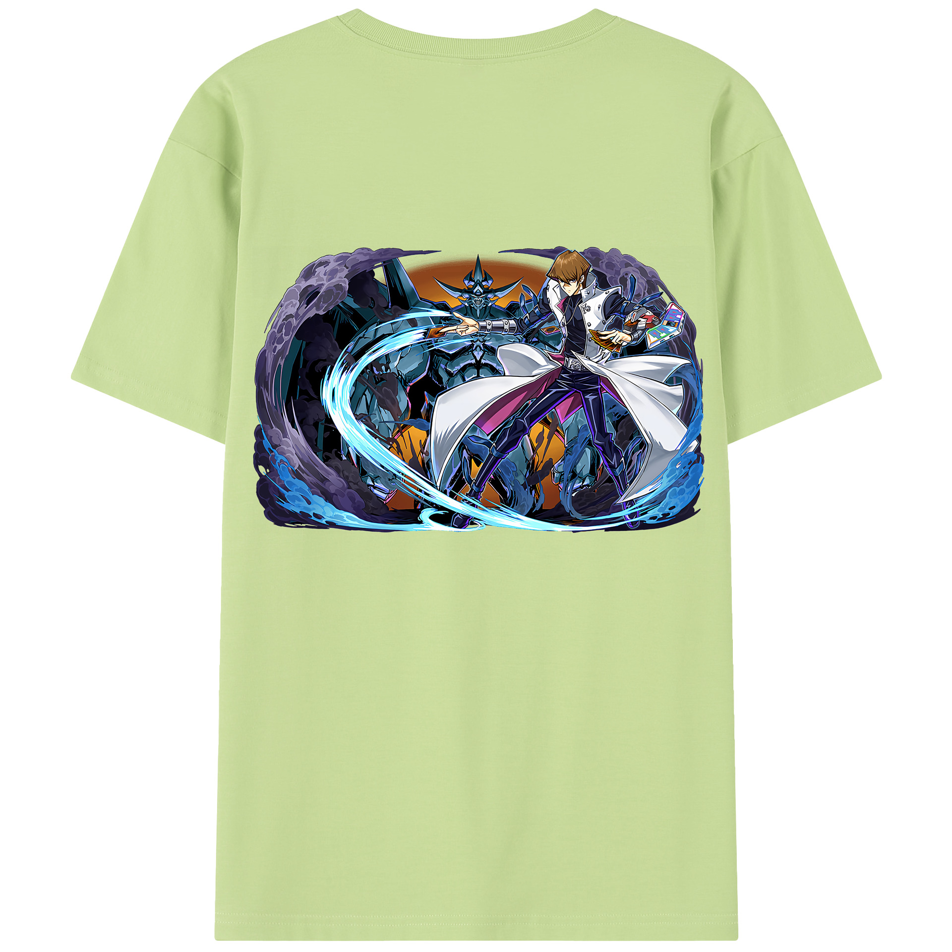 （画像用） 遊☆戯☆王 Yu-Gi-Oh! 綿100％半袖Tシャツ（背面プリント）